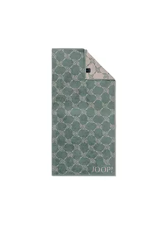 JOOP | Handtuch "Cornflower" 50x100cm (silber) | hellgrün